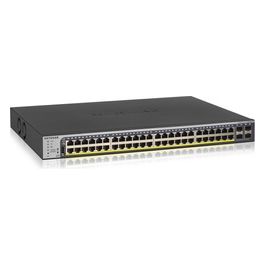 Netgear GS752TP-300EUS Switch di Rete Gestito L2/l3/l4 Gigabit Ethernet 10/100/1000 Supporto Power Over Ethernet 1U Nero