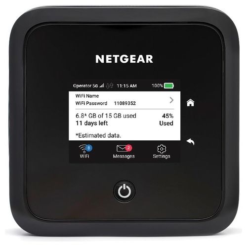Netgear Nighthawk Router 5G Wifi 6 MR5200 Router WiFi Portatile Velocità WiFi 6 fino a 1.8 Gbps