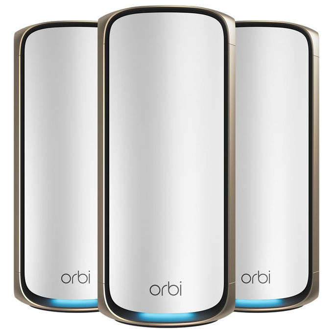 Netgear Orbi 970 Series Kit WiFi 7 Quad-Band Sistema Mesh 2 Unita'