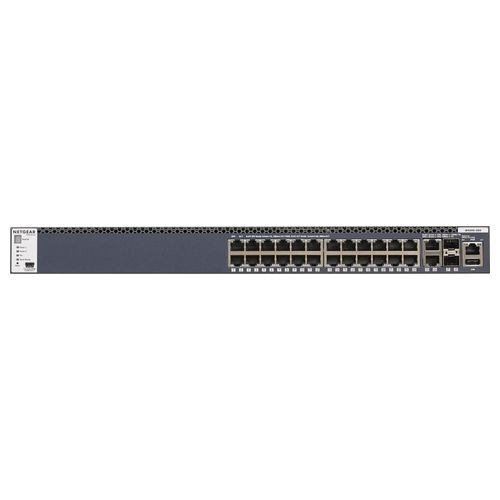 NETGEAR ProSAFE M4300-28G Switch L3 gestito 2 x 10/100/1000/10000 + 2 x 10 Gigabit SFP+ + 24 x 10/100/1000 montabile su rack