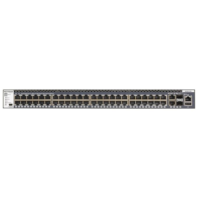 NETGEAR ProSAFE M4300-52G Switch L3 gestito 2 x 10/100/1000/10000 + 2 x 10 Gigabit SFP+ + 48 x 10/100/1000 montabile su rack