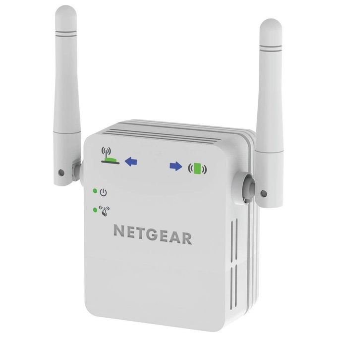 Netgear WN3000RP Ripetitore WiFi N300, Single Band, Porta LAN, Compatibile con Modem Fibra e ADSL