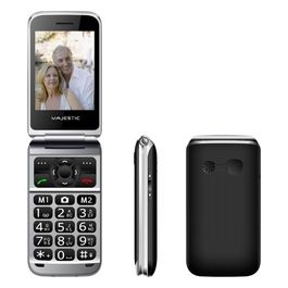 New TLF 82 Silento Senior Phone con Ampio Display da 2.8” a Colori Led