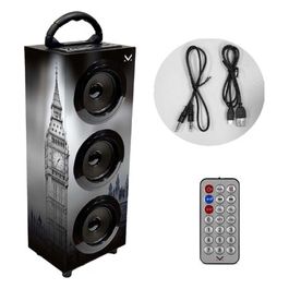 New Majestic TS 100BT Sistema Audio Torre Bluetooth Usb Sd Aux in Batteria Ricaricabile con Telecomando