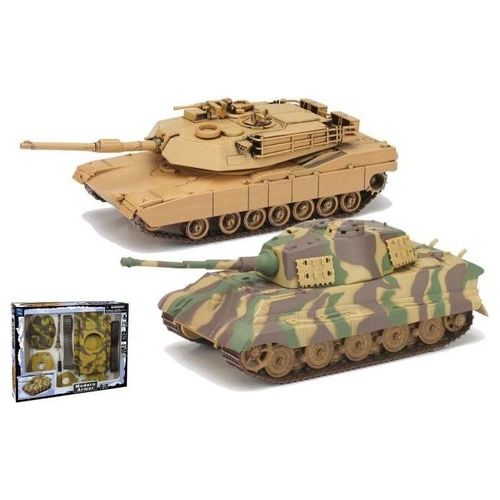 New Ray Kit Battery Operated Carro Armato M1A1 Model 1:32