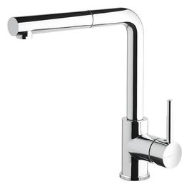 Real Miscelatore monocomando con bocca girevole e doccetta estraibile Cromo 63425.21.018