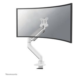 Neomounts Desk Mount Supporto da Scrivania Full Motion per Schermi Ultra Wide Curvi da 17-49" Bianco