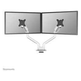 Neomounts Next One Desk Mount Supporto da Tavolo Full Motion per Due Schermi Fino a 35" Bianco