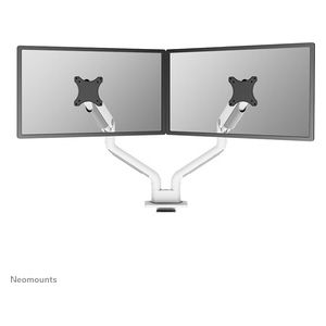Newstar Neomounts Next One Desk Mount Supporto da Tavolo Full Motion per Due Schermi Fino a 35" Bianco