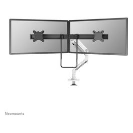 Neomounts Next One Desk Mount Supporto da Scrivania Full Motion per Due Schermi Fino a 27" Bianco