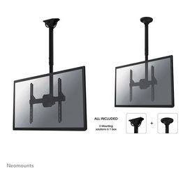 NewStar NeoMounts NM-C440BLACK Staffa a soffitto Nera per Monitor 32-60''