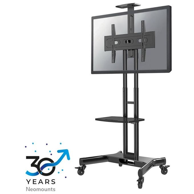 Neomounts NM-M1700BLACK Carrello TV 32'' 75'' portata 50 Kg altezza regolabile VESA 200x200 600x400 mm colore Nero