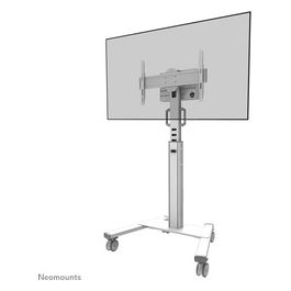 Neomounts Select Mobile Display Floor Stand Piantana Mobile per Schermi Piatti Fino a 75" Bianco