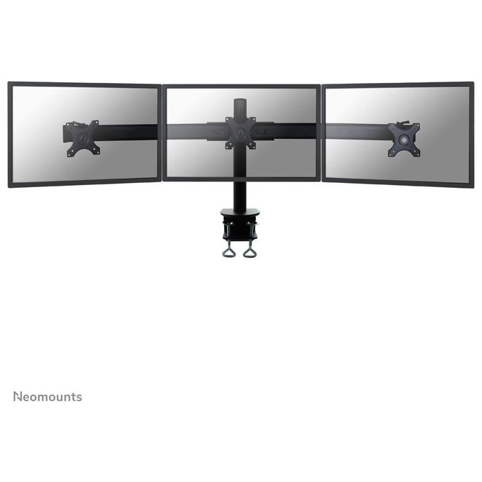Newstar Supporto Da Scrivania Per Monitor Per 3 Schermi Lcd/led/tft Fino A 27 (68 Cm)