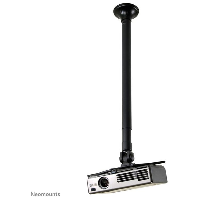 Newstar BEAMER-C350BLACK Staffa a Soffitto per Proiettori Nera Max 15Kg