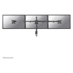 NewStar Triple Desk Mount Montaggio a Scrivania per 3 Schermi Lcd Dimensione Schermo 10"/27" Nero