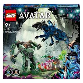 LEGO Avatar Neytiri e Thanator vs. Quaritch con tuta AMP