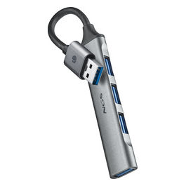 Ng Mini Hub 4 Porte Usb 3.2 Gen 1 Argento