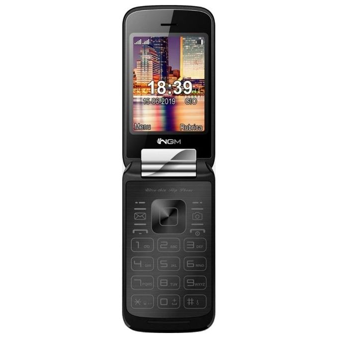Ngm Prime cellulare dual sim con doppio display a colori Black