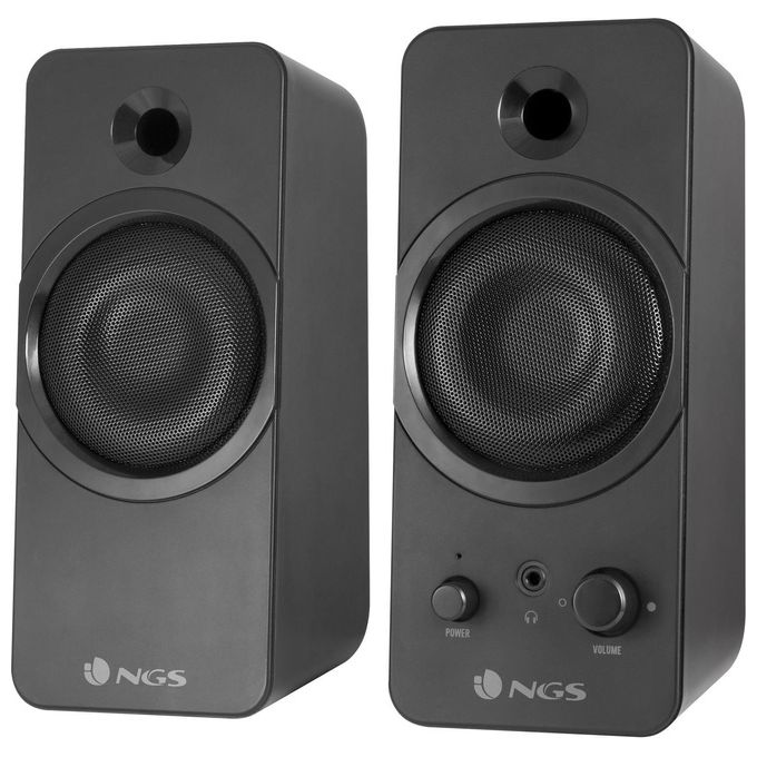 Ngs Altoparlanti Stereo da Gioco Super Bassi Potenza 20W Nero