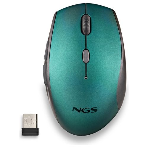 NGS BEE Mouse Mano Destra RF Wireless Ottico 1600 DPI Blu