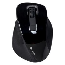 NGS Bow Mouse Ottico Wireless 1600DPI 5 Tasti Nero