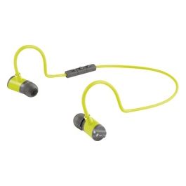 Cuffie Bluetooth e Pulsanti di Controllo Waterproof Grigio/Giallo