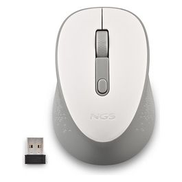 DEW Mouse Ambidestro RF Wireless Ottico 1600 DPI Bianco