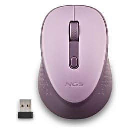 DEW Mouse Ambidestro RF Wireless Ottico 1600 DPI Lilla
