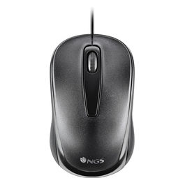 Easy Delta Mouse Ottico Usb 1200 Dpi Ambidestro Nero
