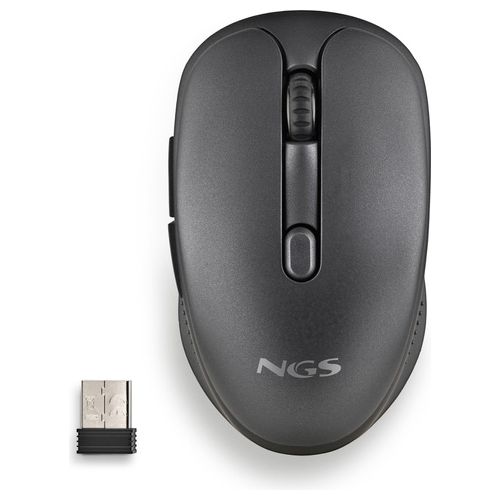 NGS EVO RUST Mouse Mano destra RF Wireless Ottico 1600 DPI