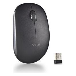 NGS Fog Pro Black Mouse Wireless Ottico da 1000 DPI Interfaccia Nano USB Ambidestro Nero