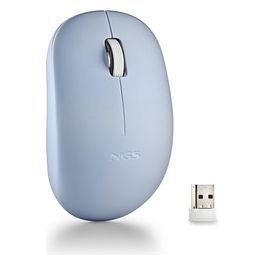 NGS Fog Pro Blue Mouse Wireless Ottico da 1000 DPI Interfaccia Nano USB Ambidestro Blu