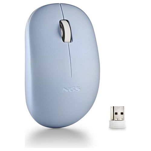 NGS Fog Pro Blue Mouse Wireless Ottico da 1000 DPI Interfaccia Nano USB Ambidestro Blu