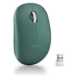 NGS Fog Pro Green Mouse Wireless Ottico da 1000 DPI Interfaccia Nano USB Ambidestro Verde