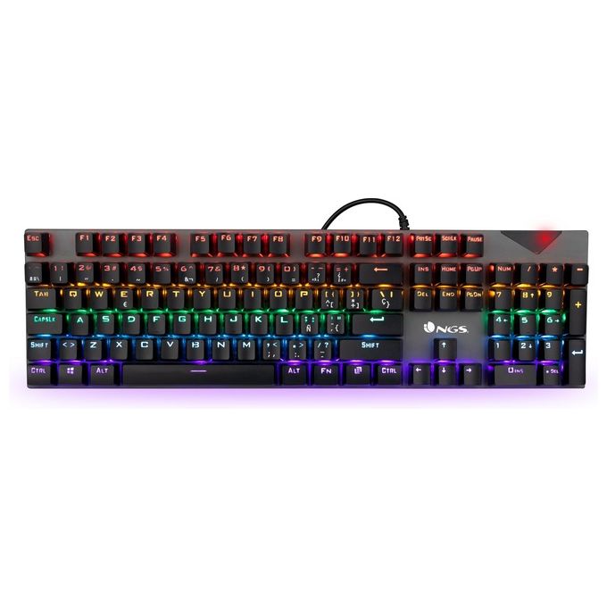 NGS GKX-500 Tastiera Gaming RGB Layout IT USB