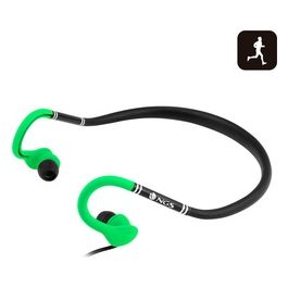 Green Cougar Auricolari Sportivi Regolabili Verdi