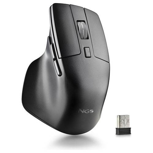 NGS Hit-RB Mouse Mano Destra RF Wireless Ottico 1600 DPI