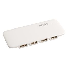 Hub Con 7 Porte Usb 2.0. Colore Bianco