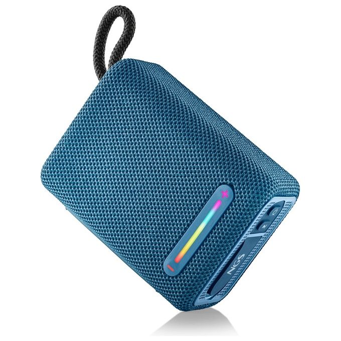 Image of NGS Roller Furia 1 Blue Altoparlante Portatile Compatibile con Tecnologia Bluetooth Luci RGB Blu