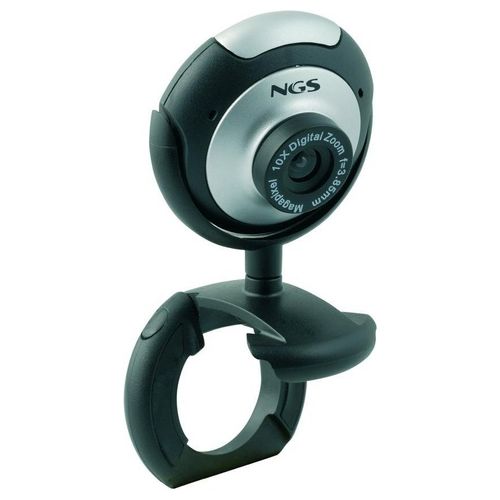 Ngs Webcam Con Sensore Cmos 300kpx Microfono Incorporato Zoom Face Tracking Usb 2.0