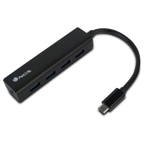 Ngs WONDERHUB4 USB 2.0 Type-C 480 Mbit/s Nero