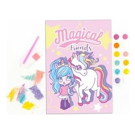 Gioco Creativo Crystal art Magical Friends Diamantiny Unicorno