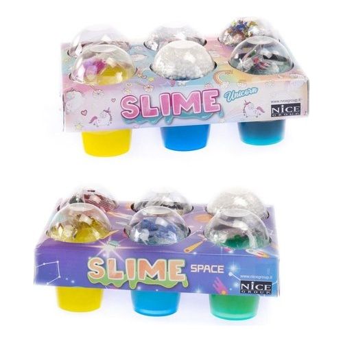 Nice Slime Creative Cups 6 Pack Assortito