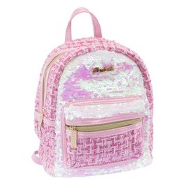 Zainetto Girabrilla Tweed Backpack Rosa