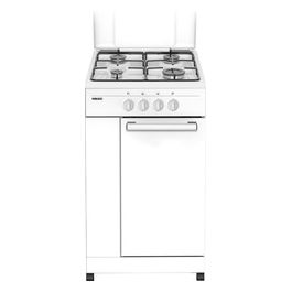 SNMBF Mobilfornello Cucina a Gas 4 Fuochi con Coperchio 50x50 cm colore Bianco
