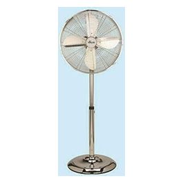 Ventilatore a Piantana Newage Acciaio 130cm per un Raffrescamento Efficiente e Potente in Ambienti Domestici