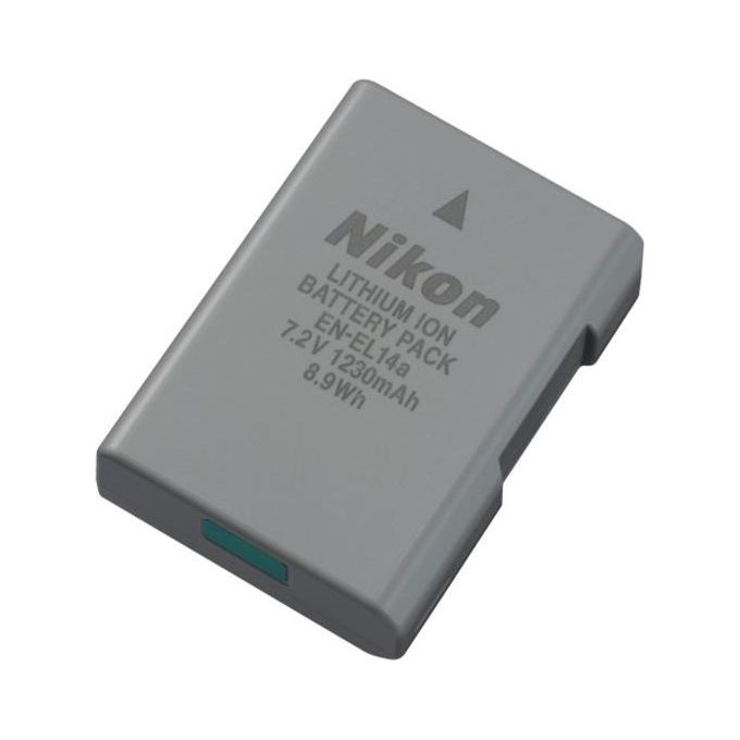 Nikon EN-EL14A Batteria Ricaricabile Ioni di Litio 1230 mAh 7.2 V per Fotocamera colore Grigio