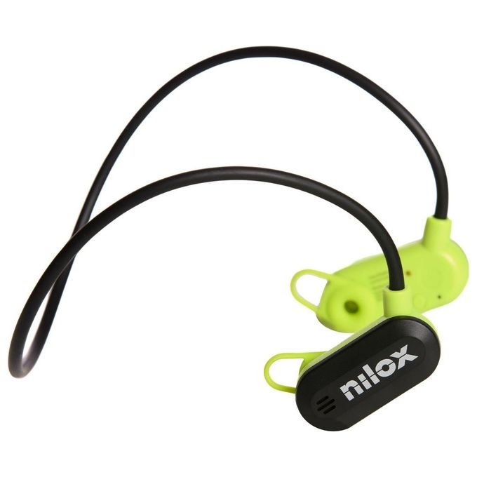 Nilox Auricolari AirTunes Wireless con Doppio Microfono ENC