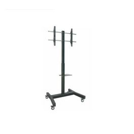 Base da Pavimento per Tv a Schermo Piatto fino a 90" Nero